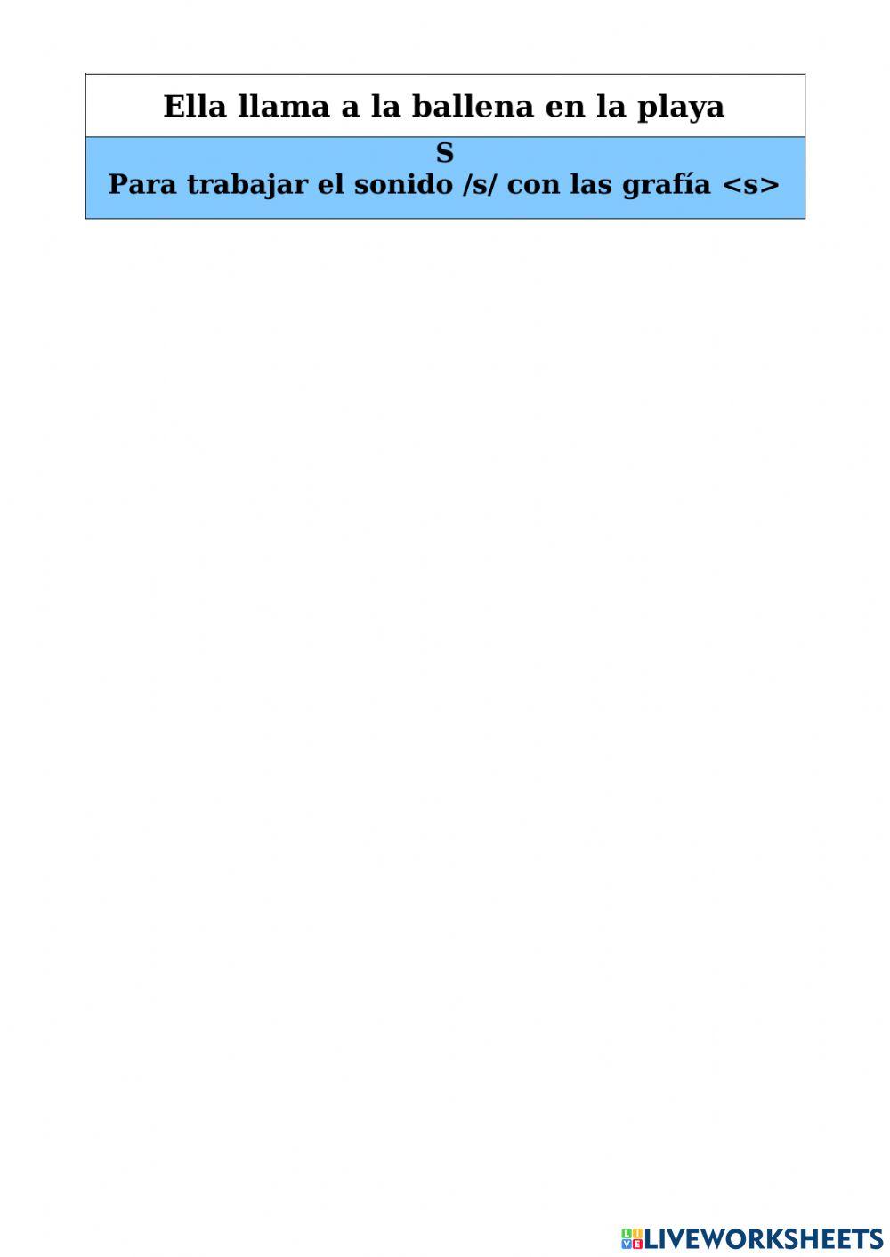 Fichas de Pronunciación