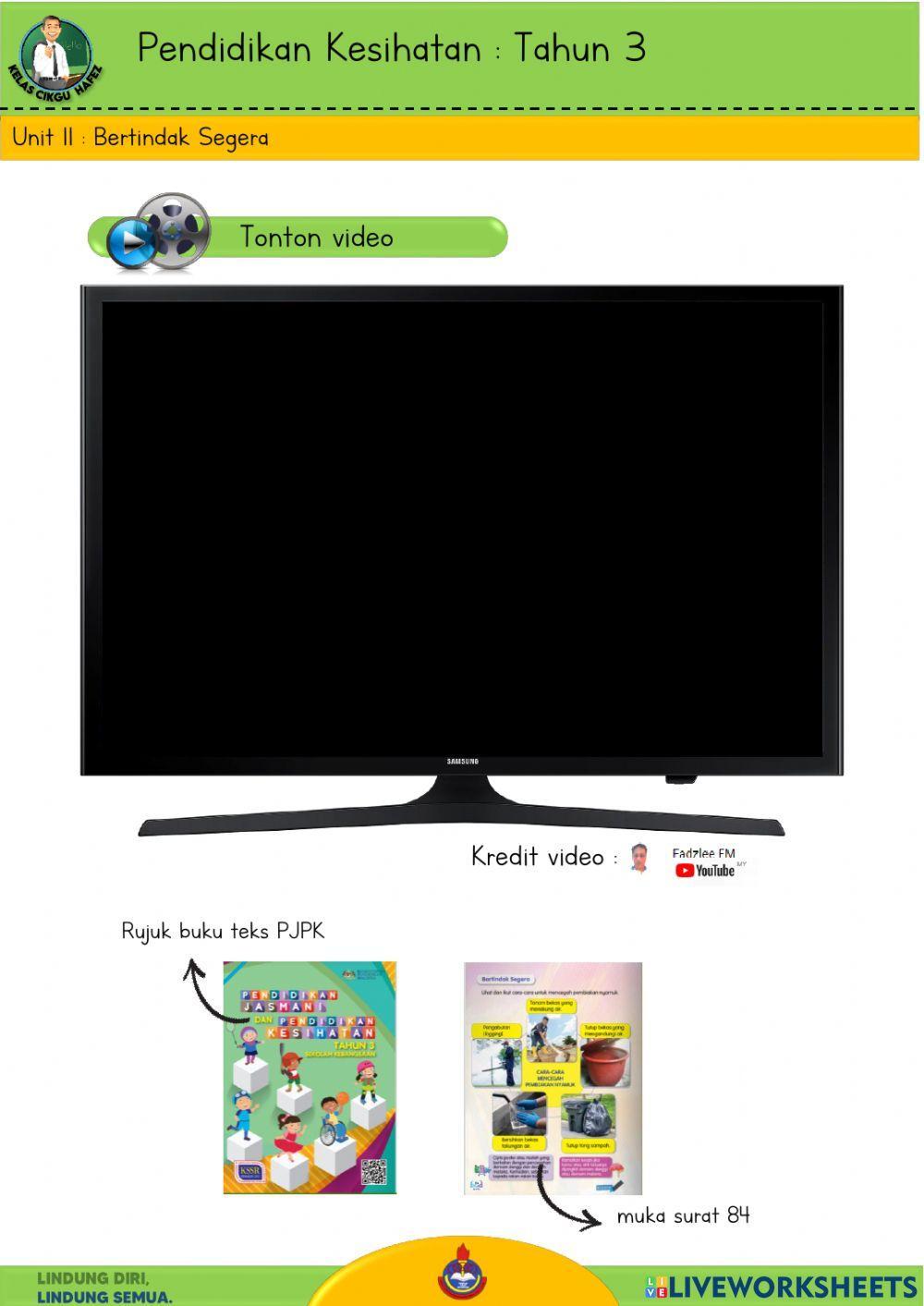 PJPK Tahun 3 - Ayunan Terbaik & Bertindak segera