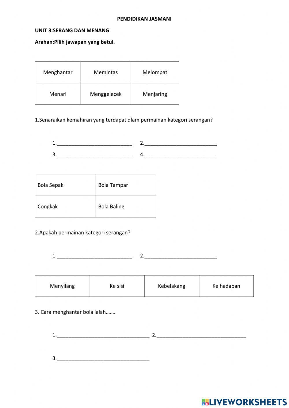 Unit 3:serang dan menang
