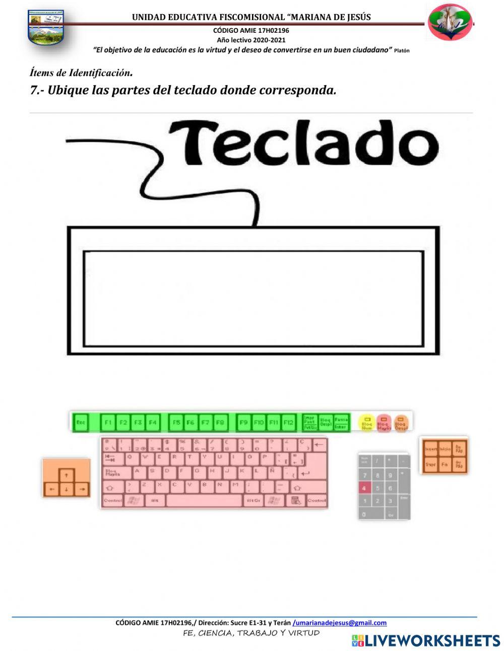 Eva  quimestral segundos