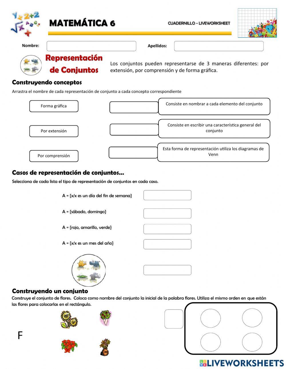 Representación de conjuntos