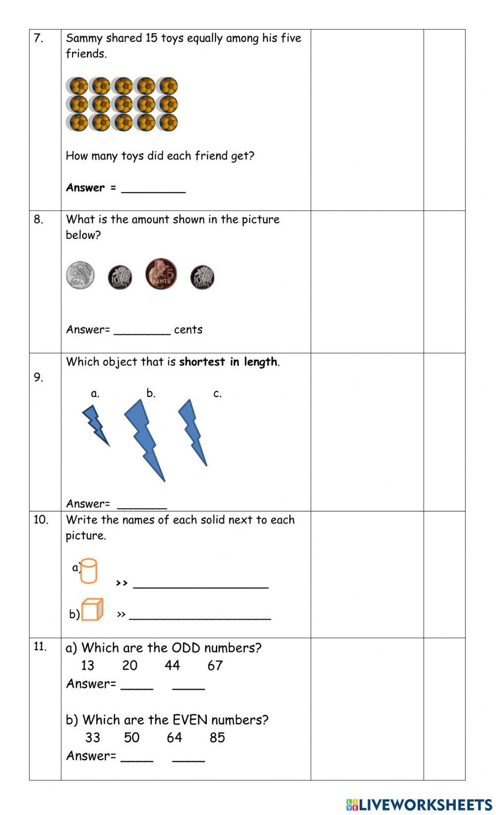 Math Promo Test 2021