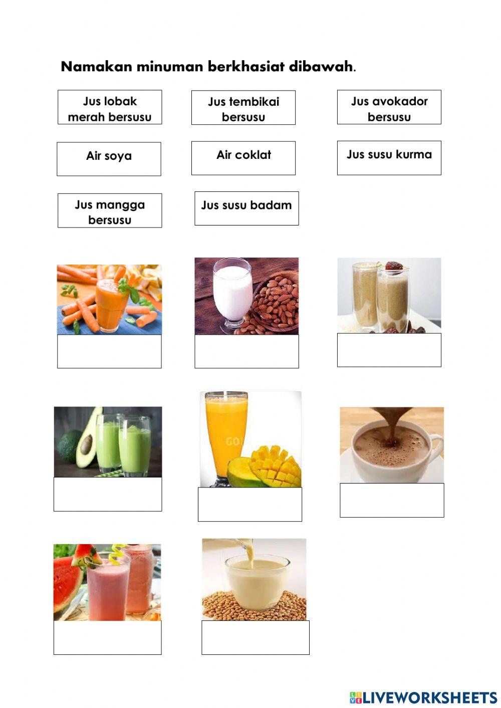 Jenis minuman berkhasiat