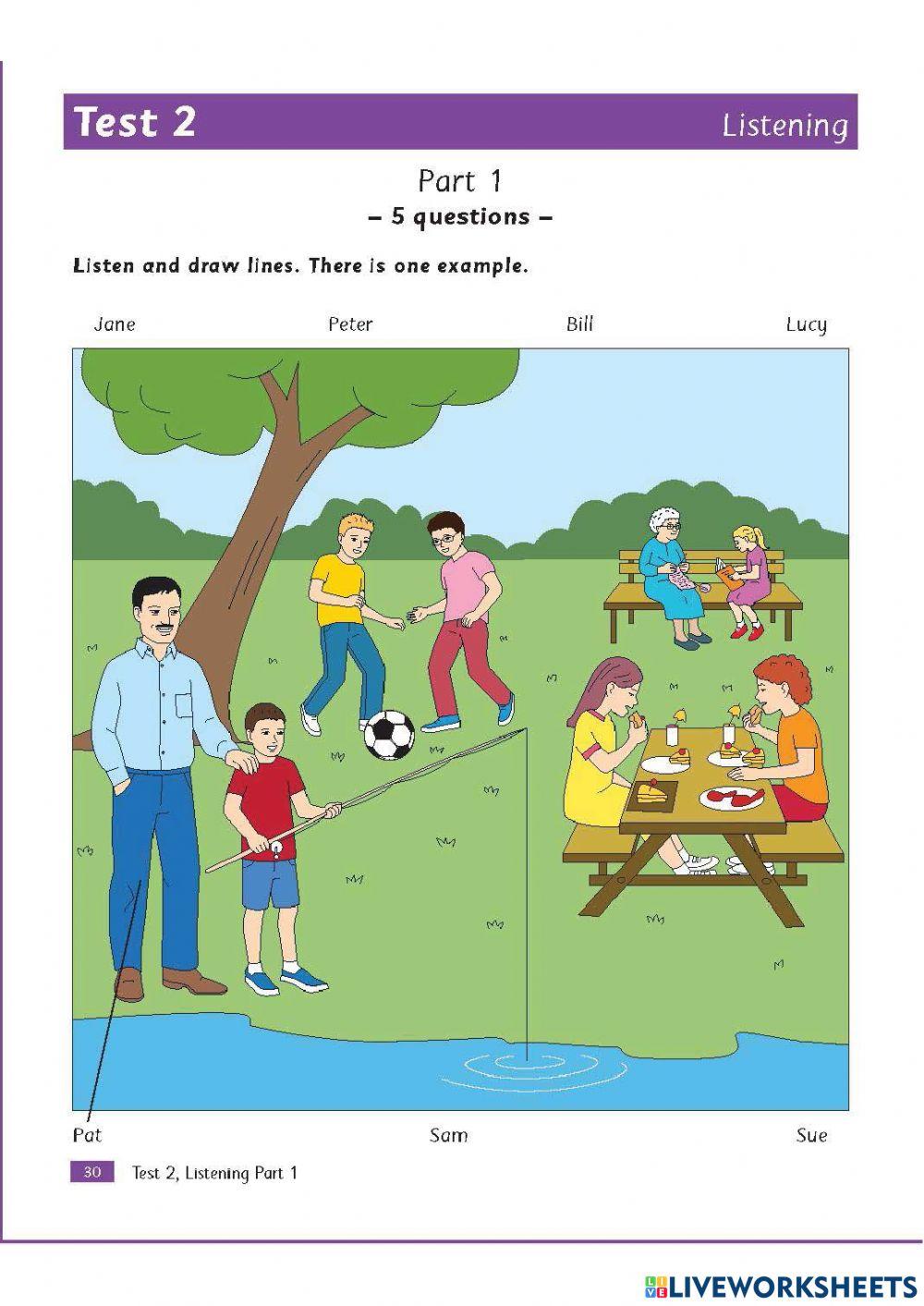 Movers Practice Tests Plus - Test 2 Listening