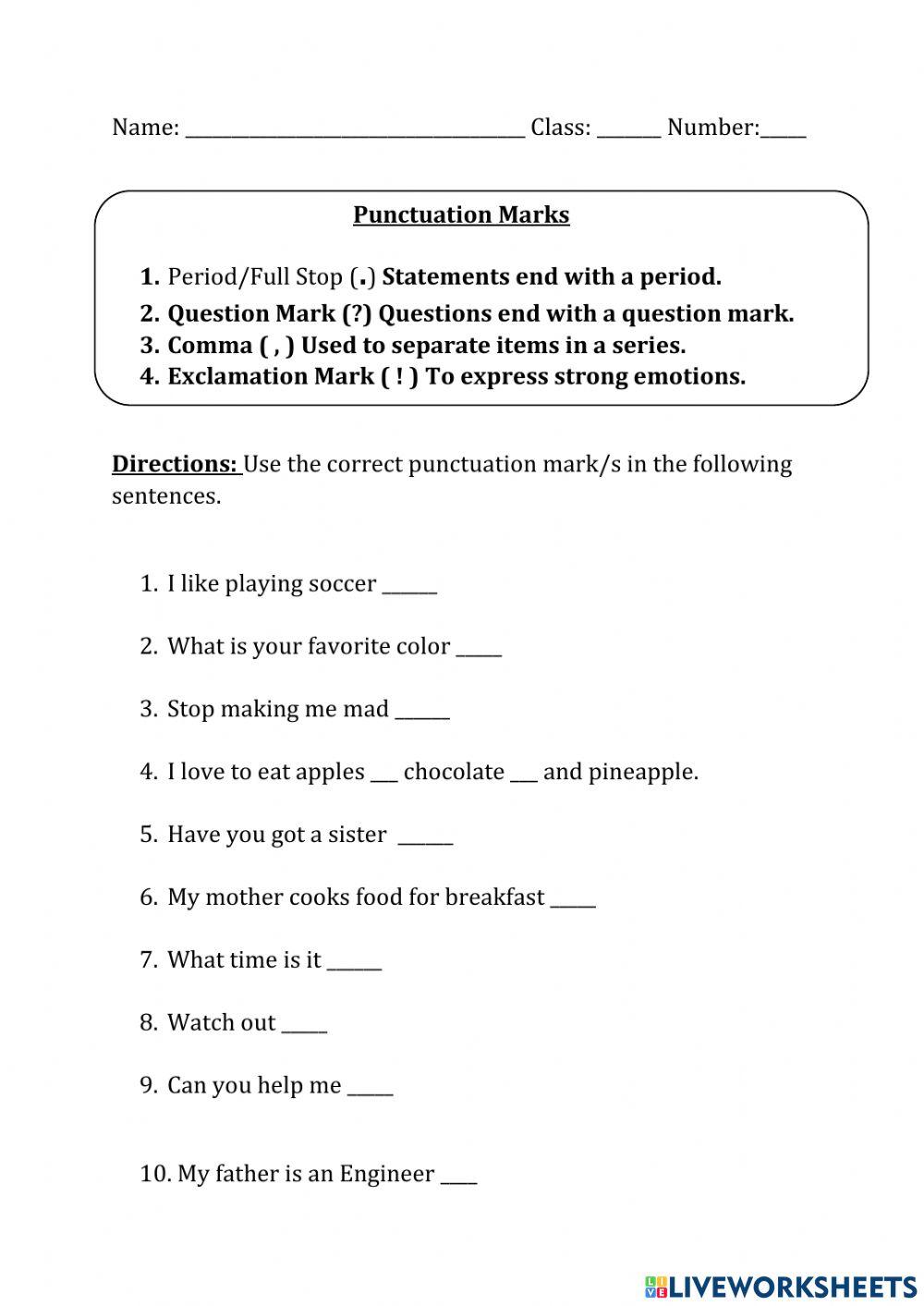 Punctuation Marks