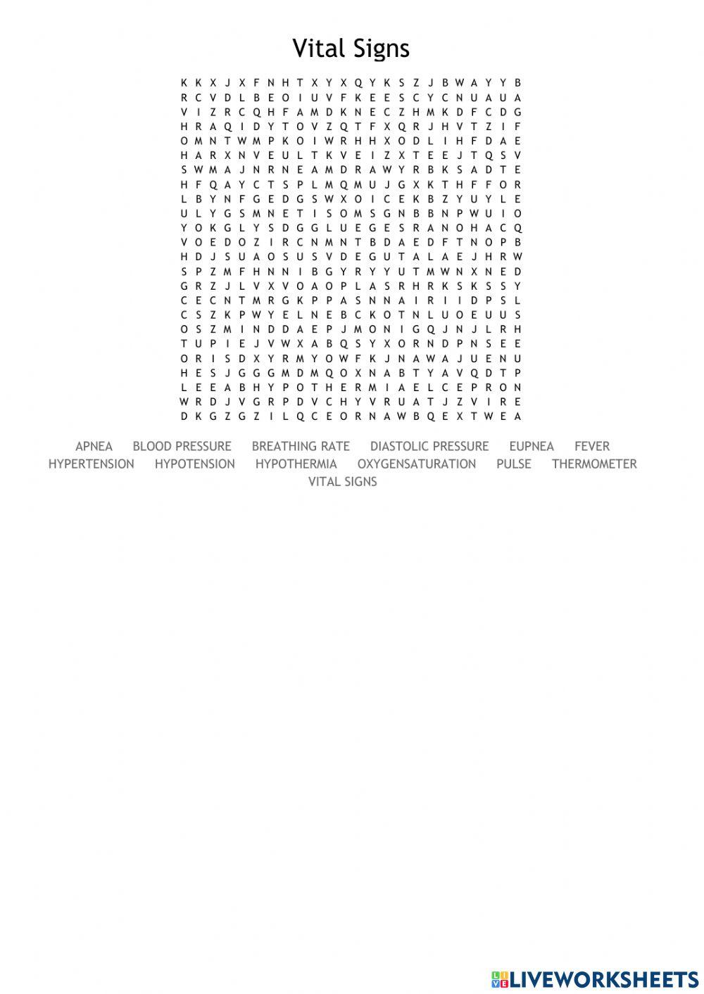 Vital signs: Reading