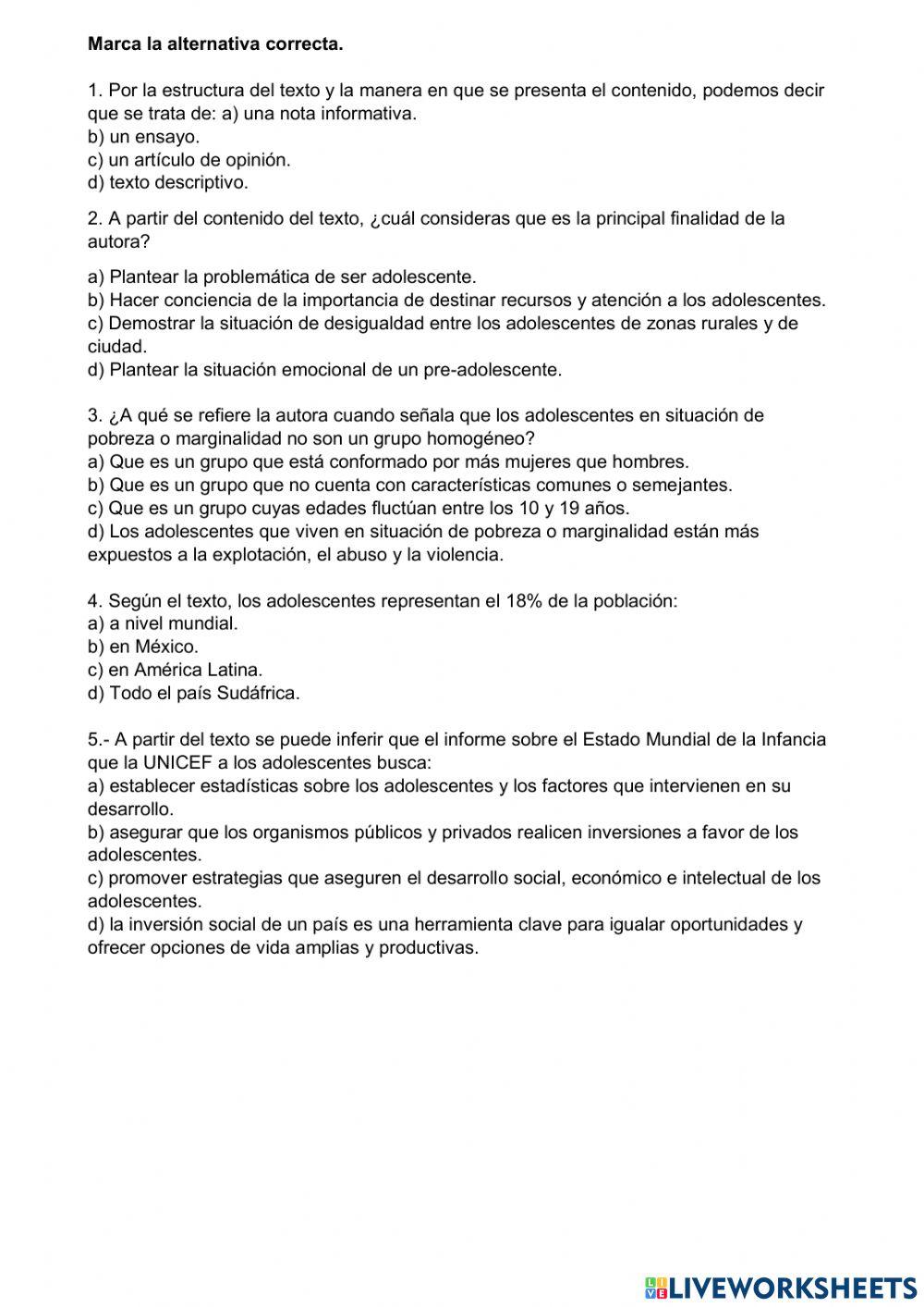 Compresion Lectora 1