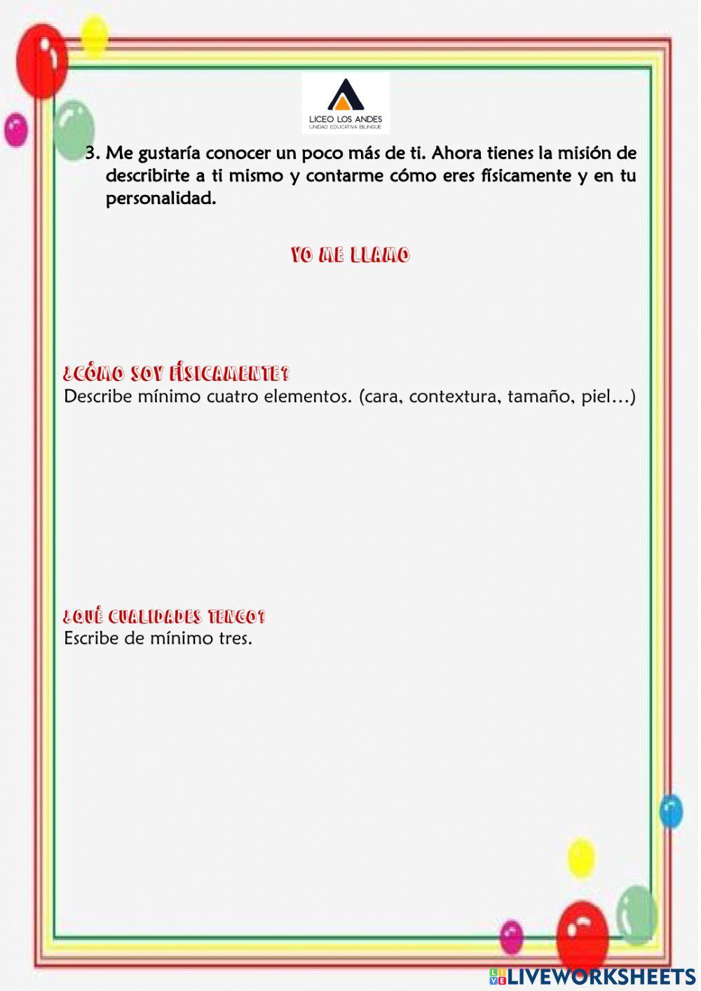 Prueba Sumativa de Expresión Escrita IP IQ 2021