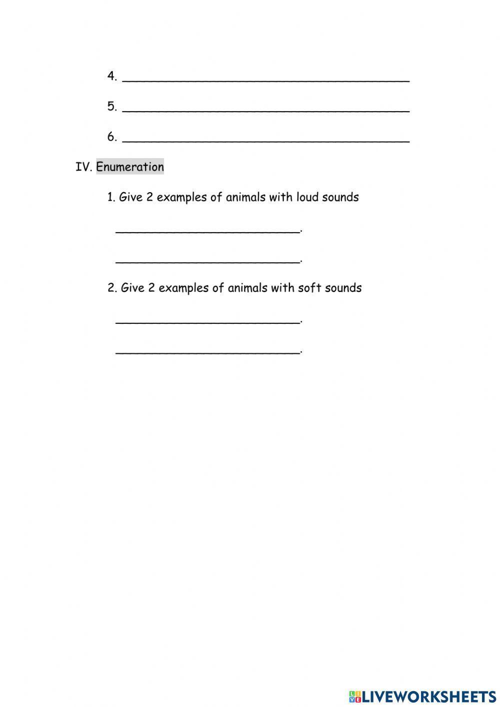 Worksheet 8