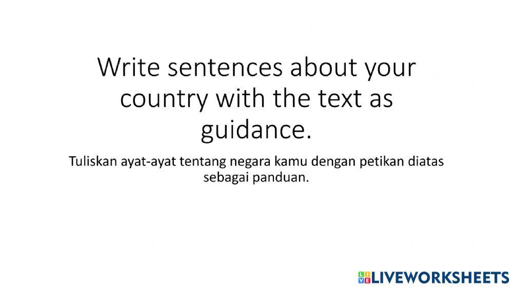 Unit 3: wild life writing