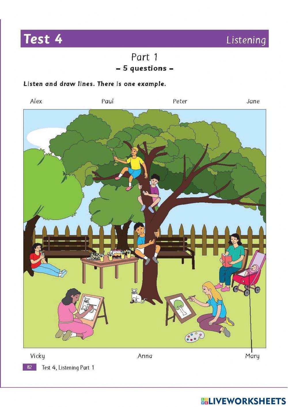 Movers Practice Tests Plus - Test 4 Listening