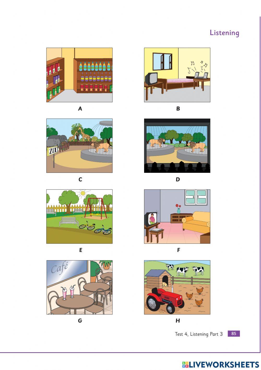 Movers Practice Tests Plus - Test 4 Listening