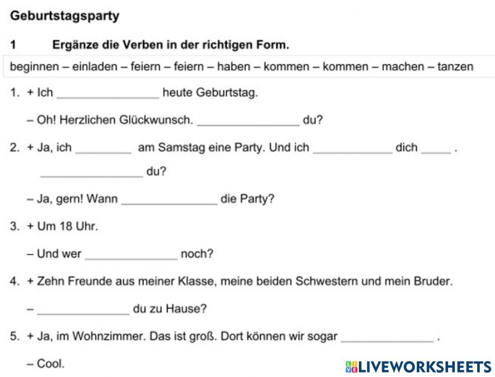 Geburtstagsparty Geburtstagsparty