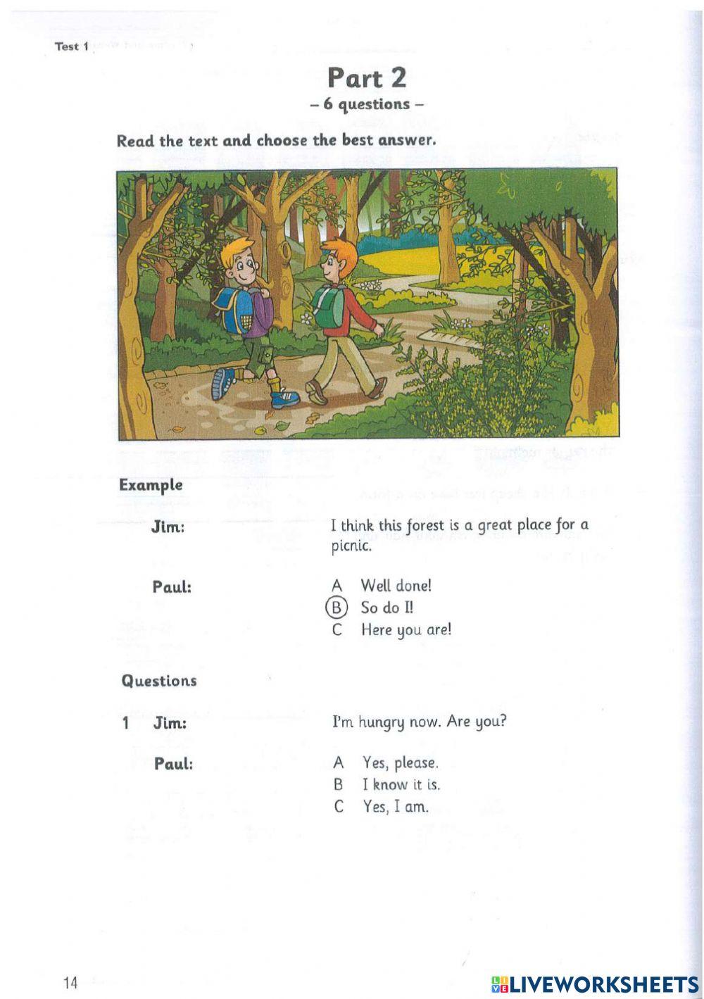 Mover 3 - Test 1.1 - Reading and Writting