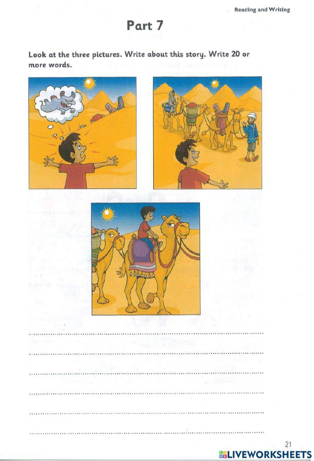 Flyer 3 - Test 1.2 - Reading and Writting