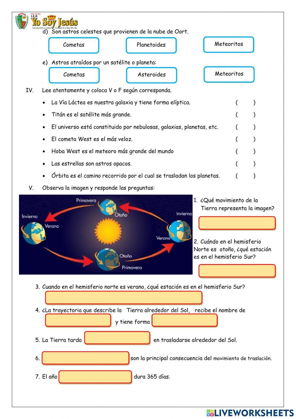 Examen de geografía