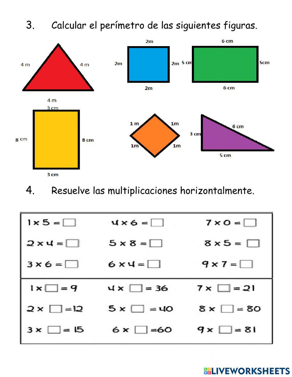 Refuerzo matemática
