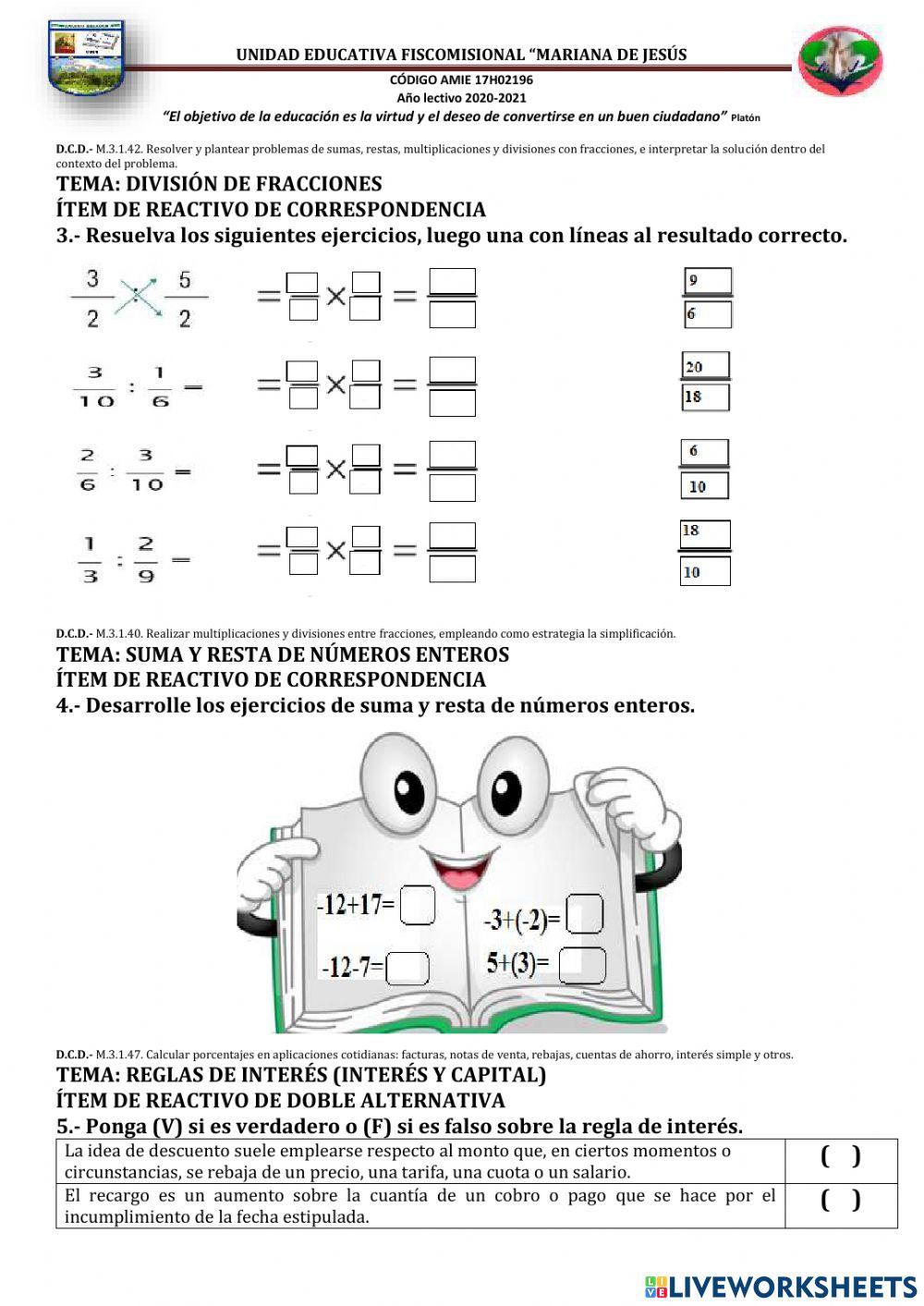 7b-MATEMATICAS Q2-M.CH