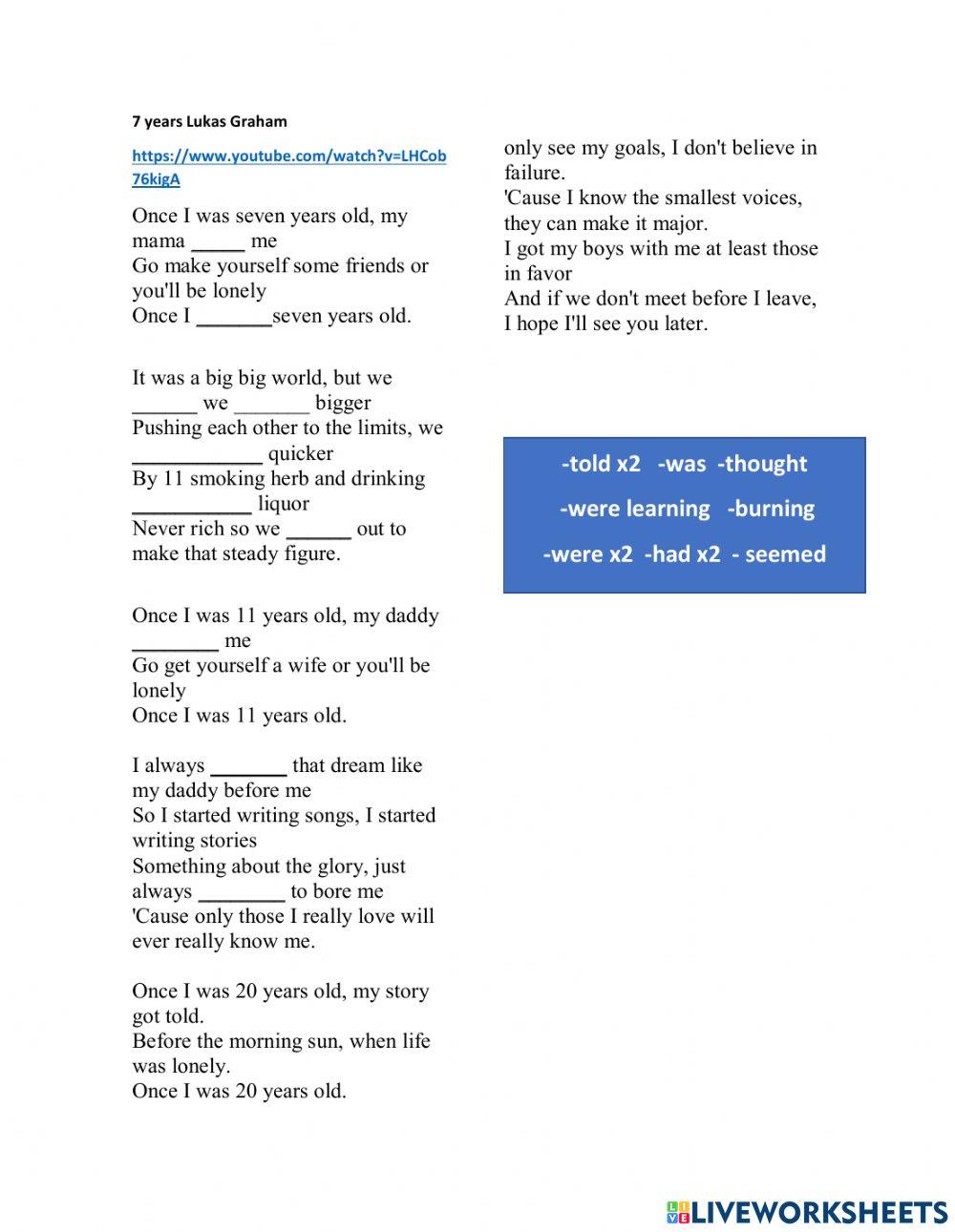 Past continous vs past simple 2