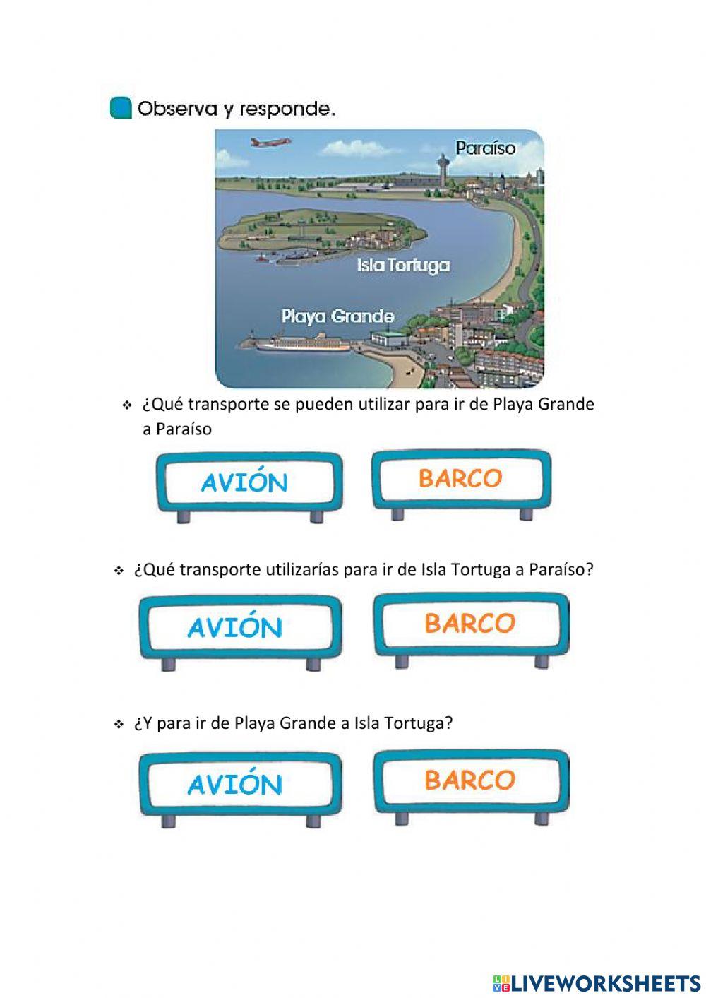 Medios de transporte