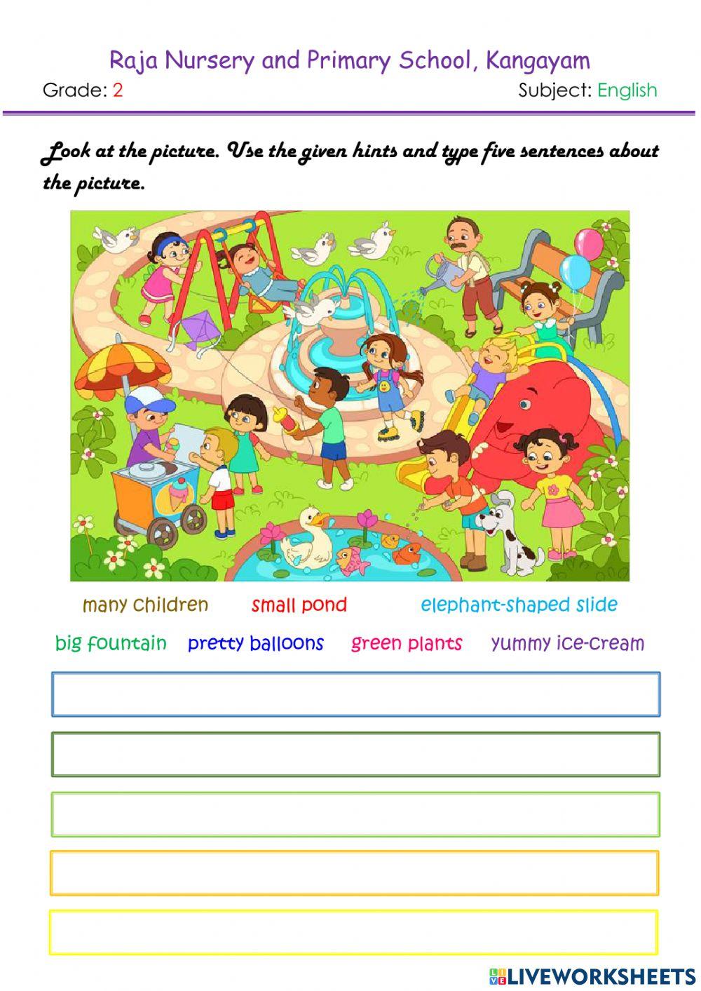 Grade 2 - Friday Worksheet 2