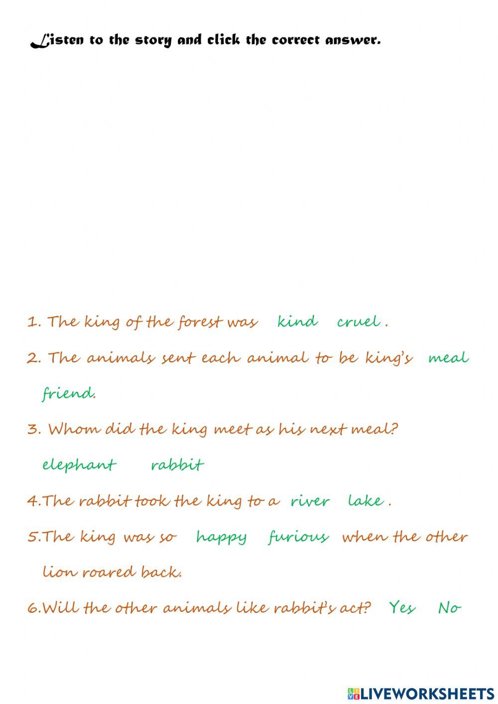 Grade 2 - Friday Worksheet 2