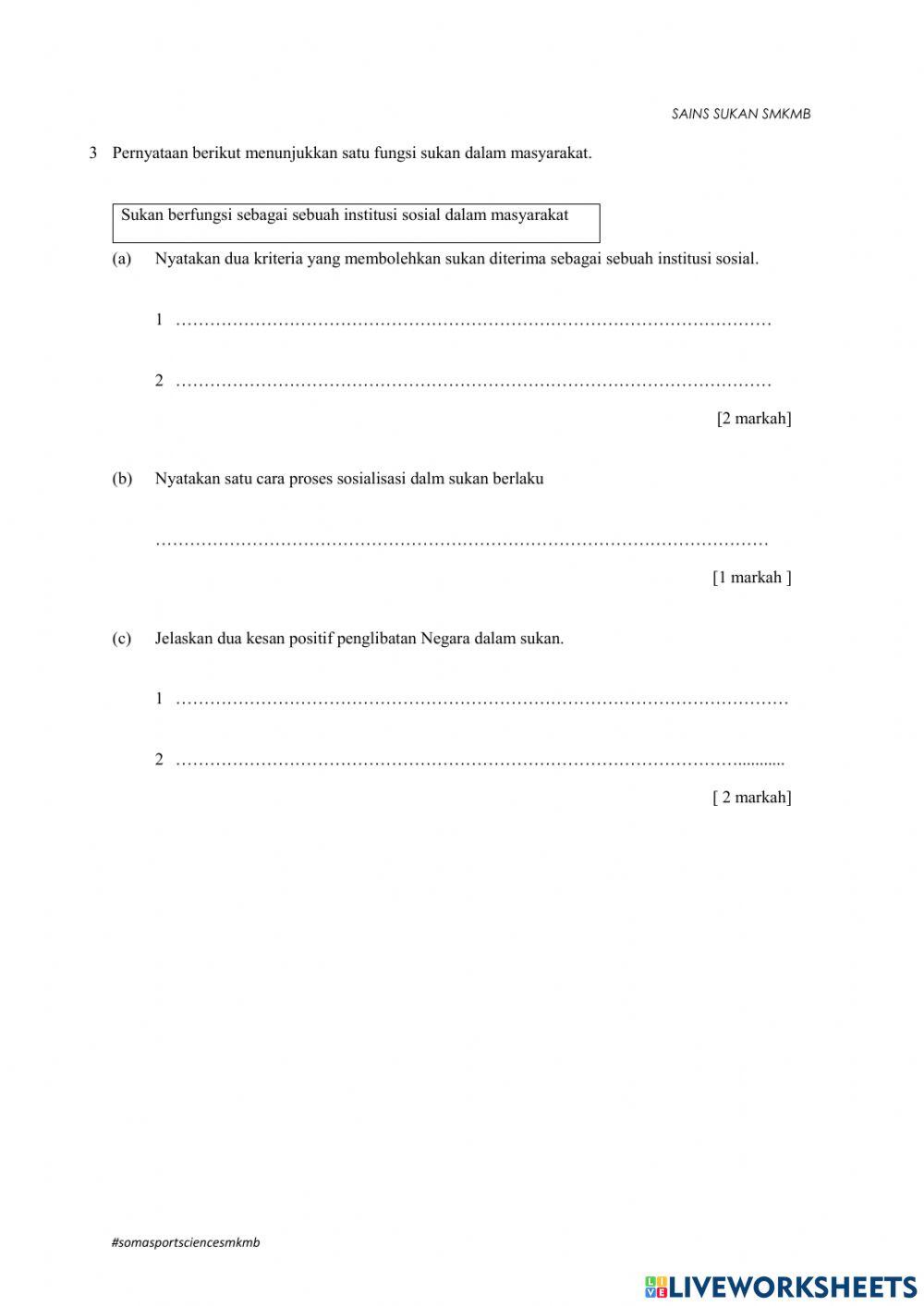 Asas psikologi sukan & sosiologi sukan