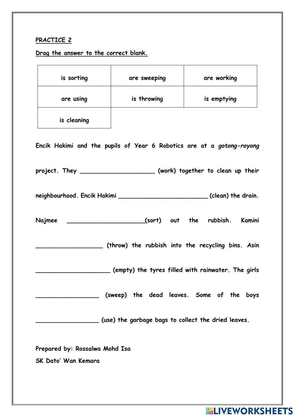 Present Continuous Tense