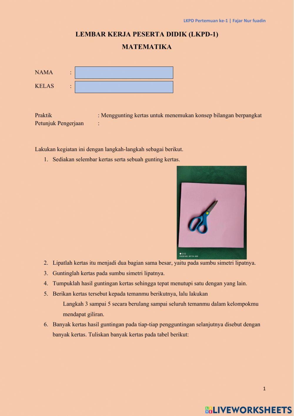 Lkpd-1 perpangkatan