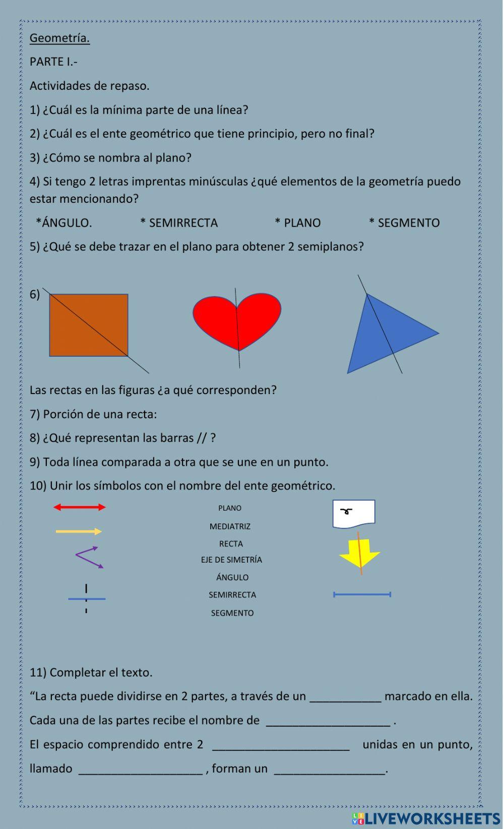 Elementos de la geometría.