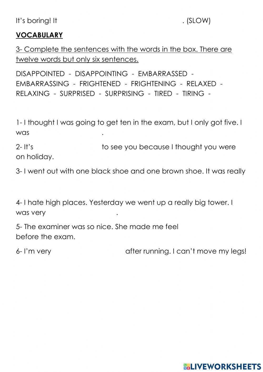 Comparatives and Superlatives