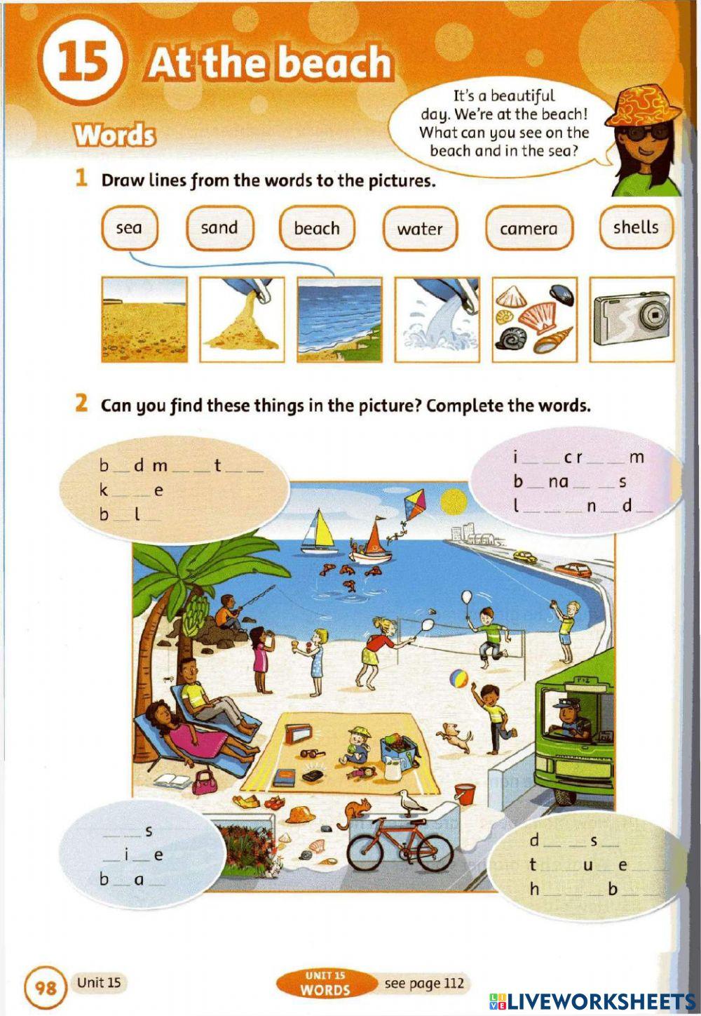 Get ready for Starters - Unit 15