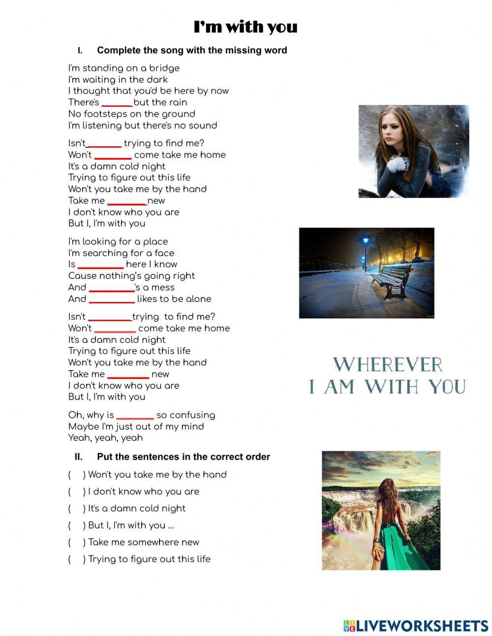 I'm with you - Indefinite pronouns song