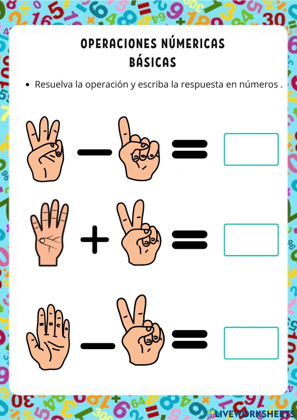 Operaciones matemáticas