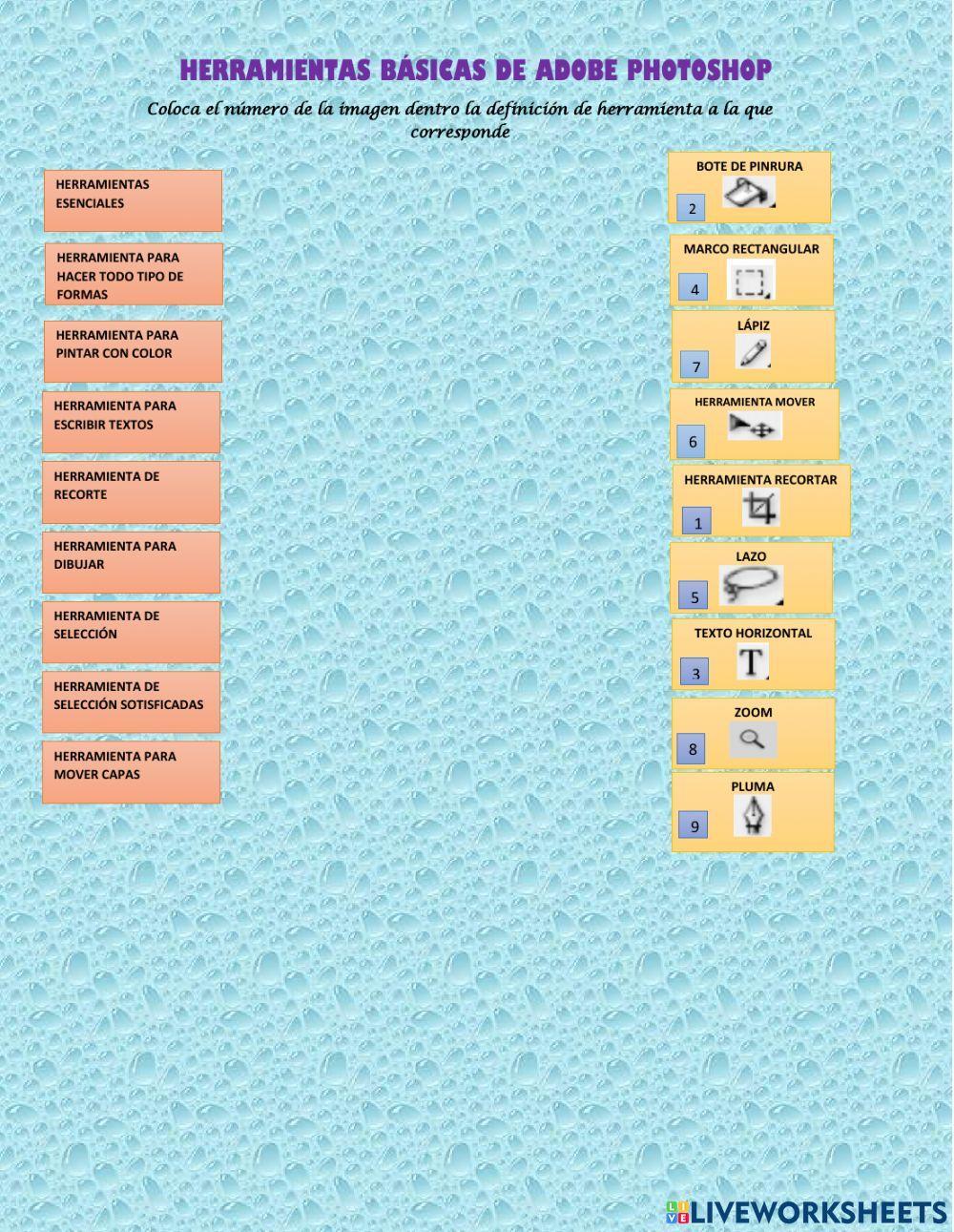 Herramientas adobe photoshop