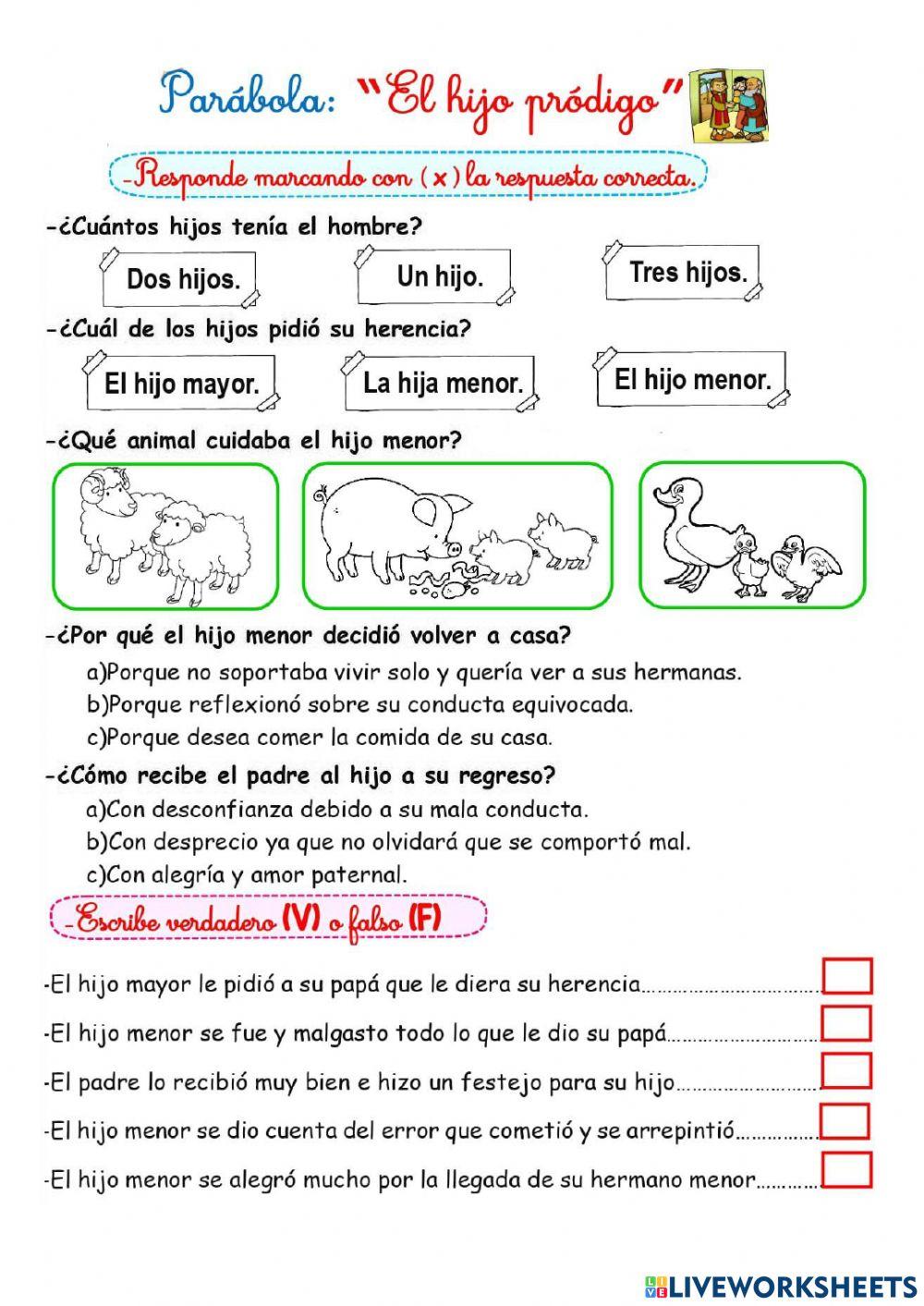 Leemos una parábola