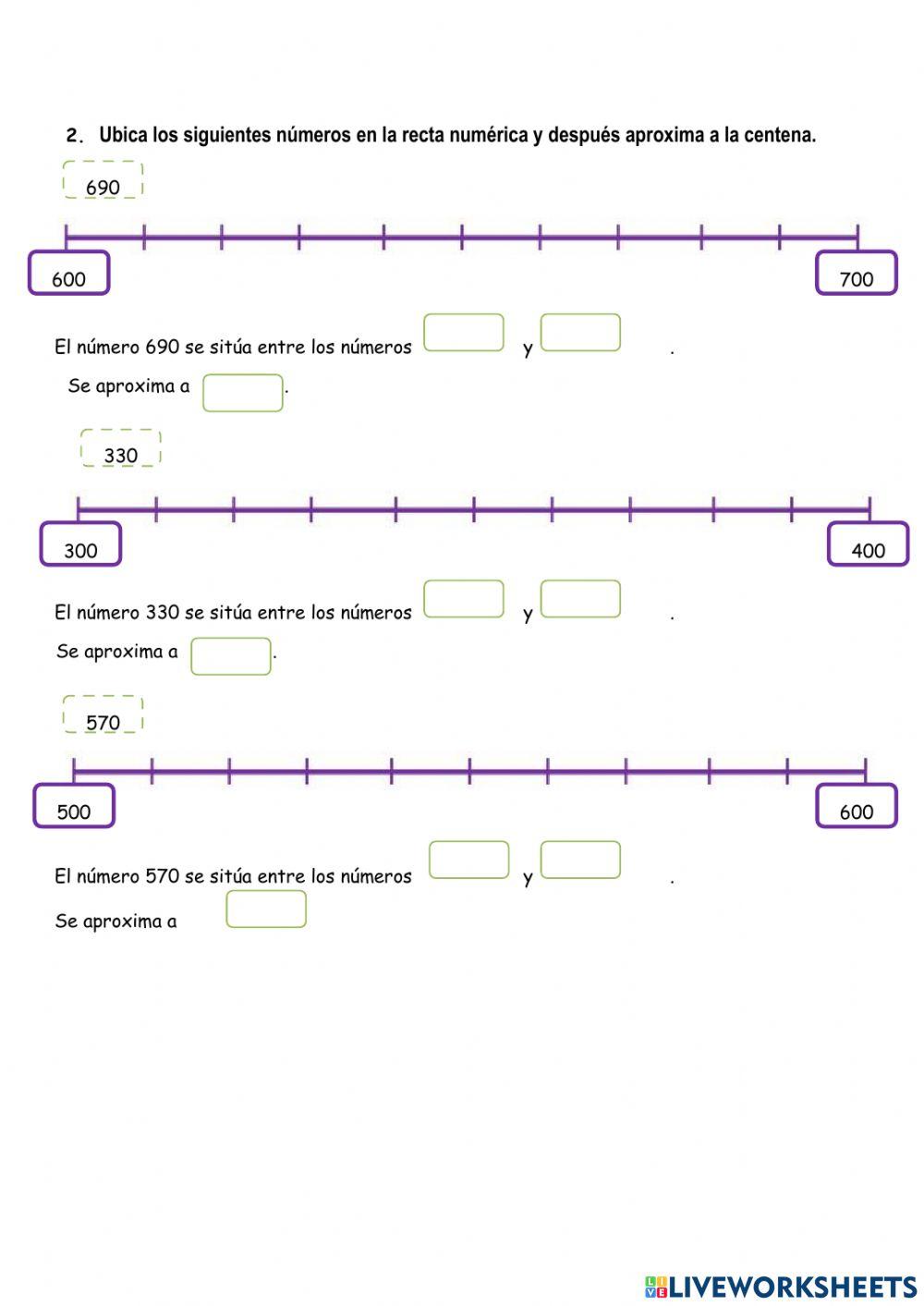 Aproximación a la decena y centena