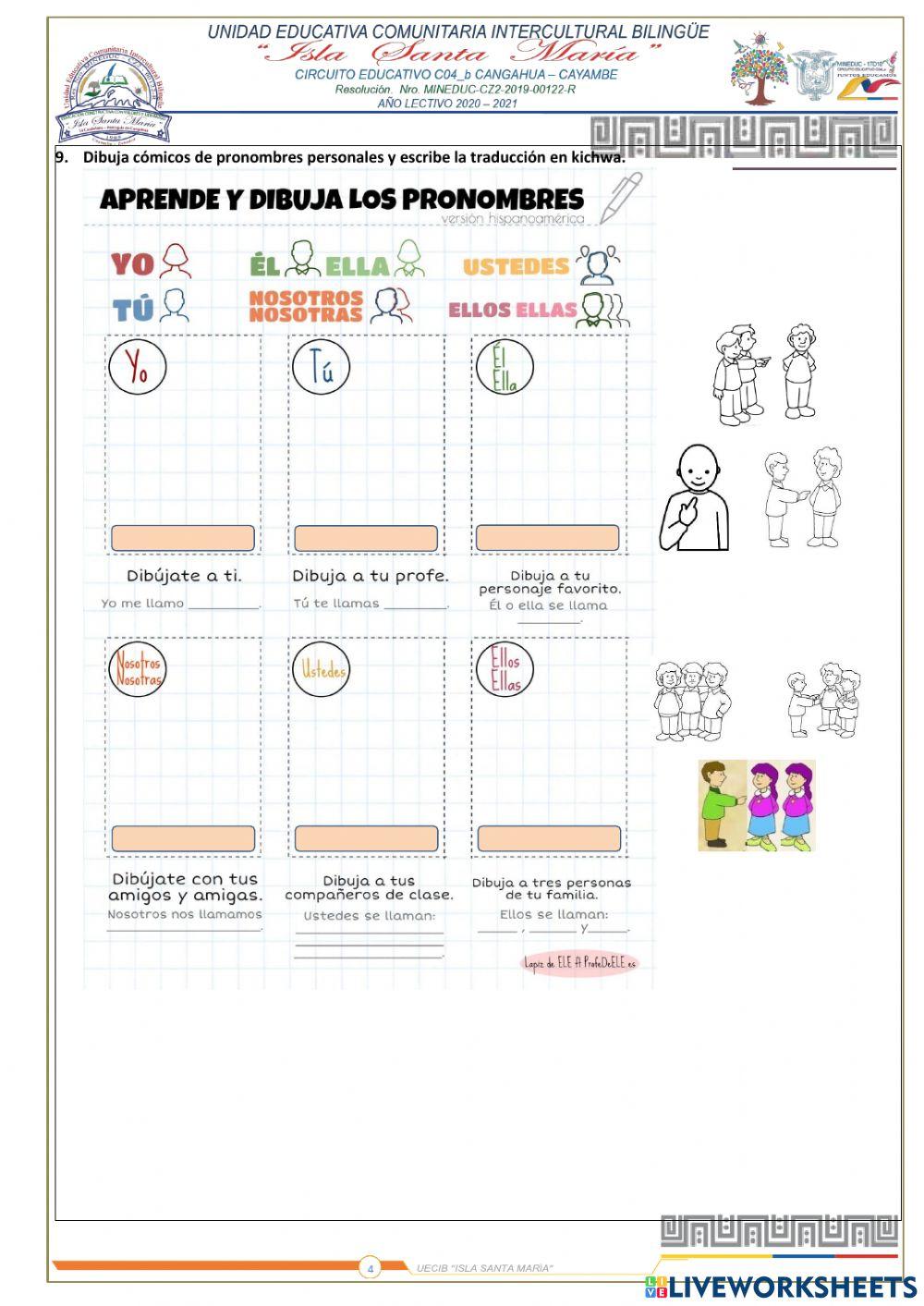 Examen Lengua Kichwa