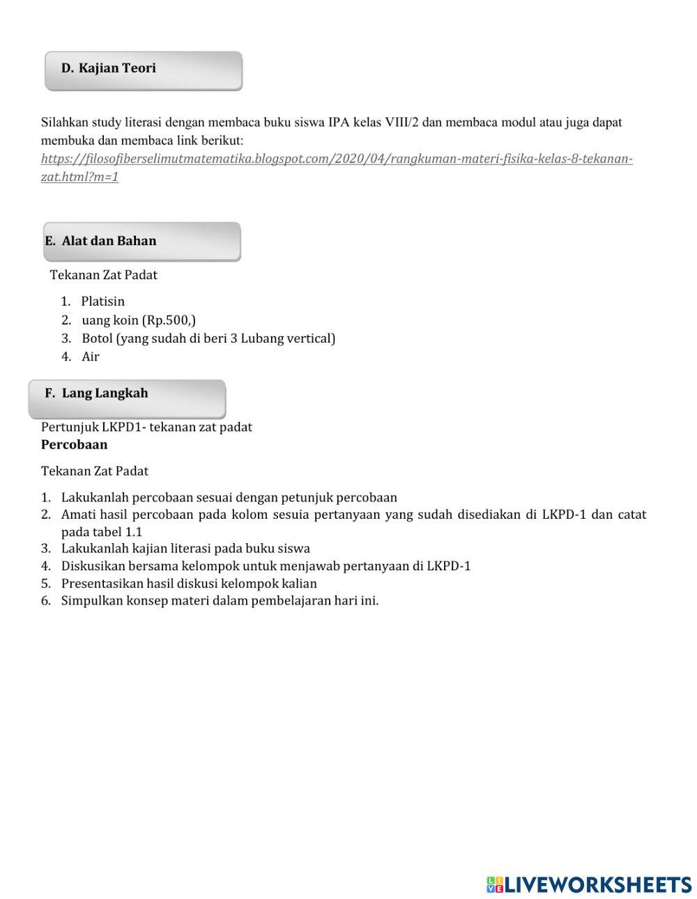 LKPD-1 Tekanan