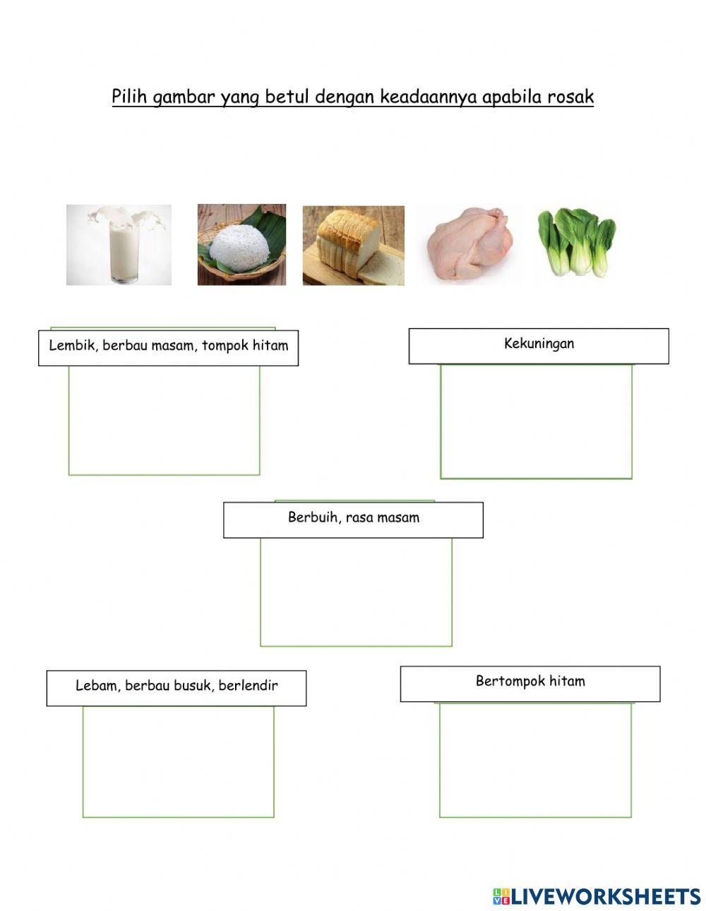 Latihan KPKP 2: Makanan Rosak