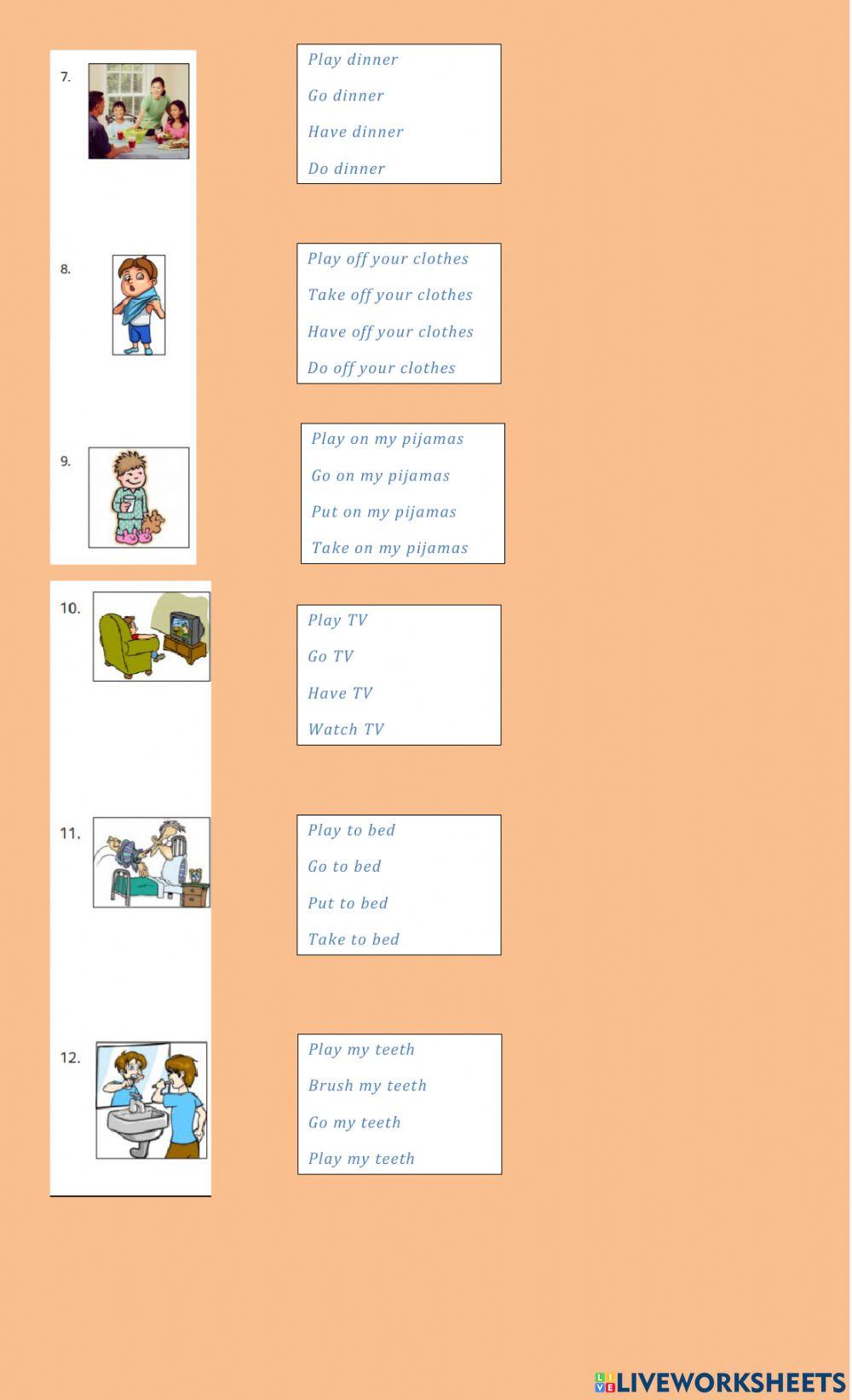 After school Routine