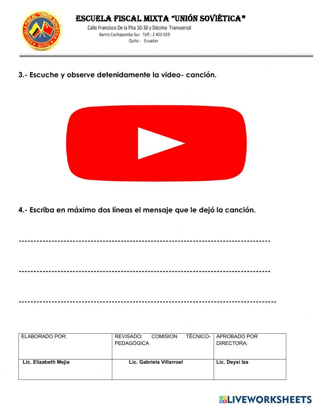 Evaluacion de lengua y literatura