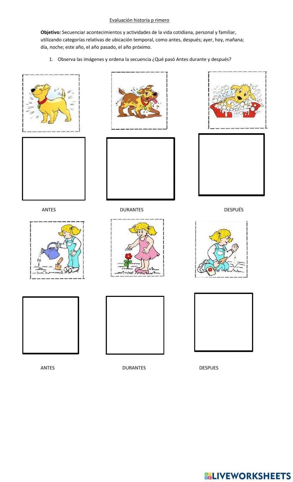 Unidad tiempo: primero basico