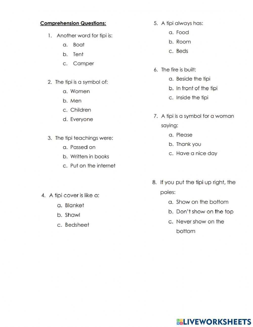 Indigenous Culture - Tipis