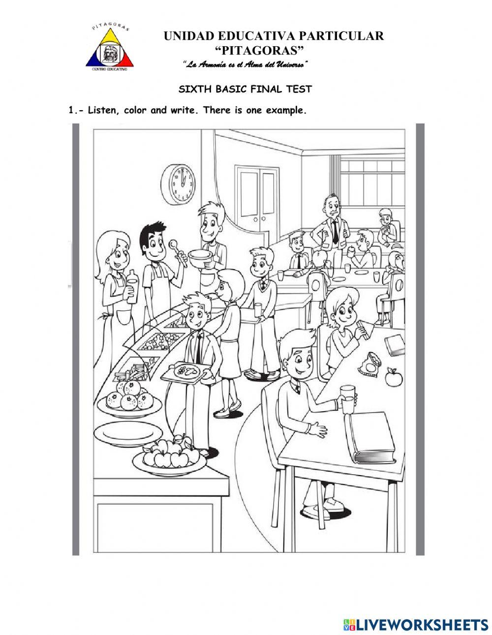 Sixth basic final test