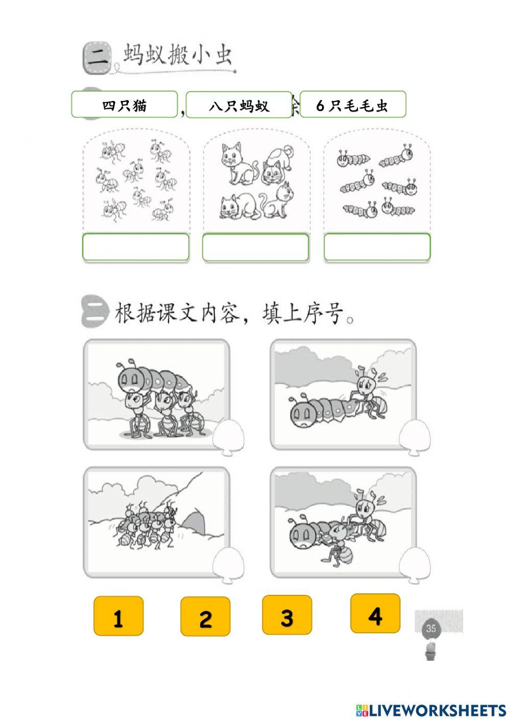 一年级 华文 单元六 活动本