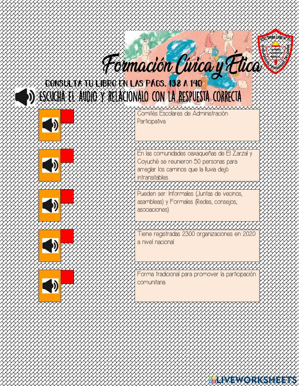 Formas de organización social