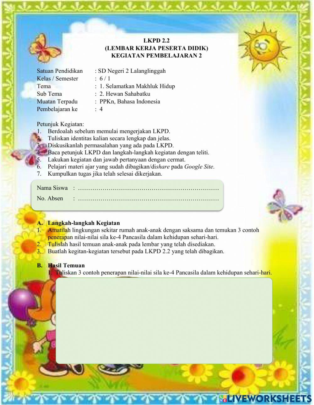 LKPD Rancangan Pembelajaran 2.2