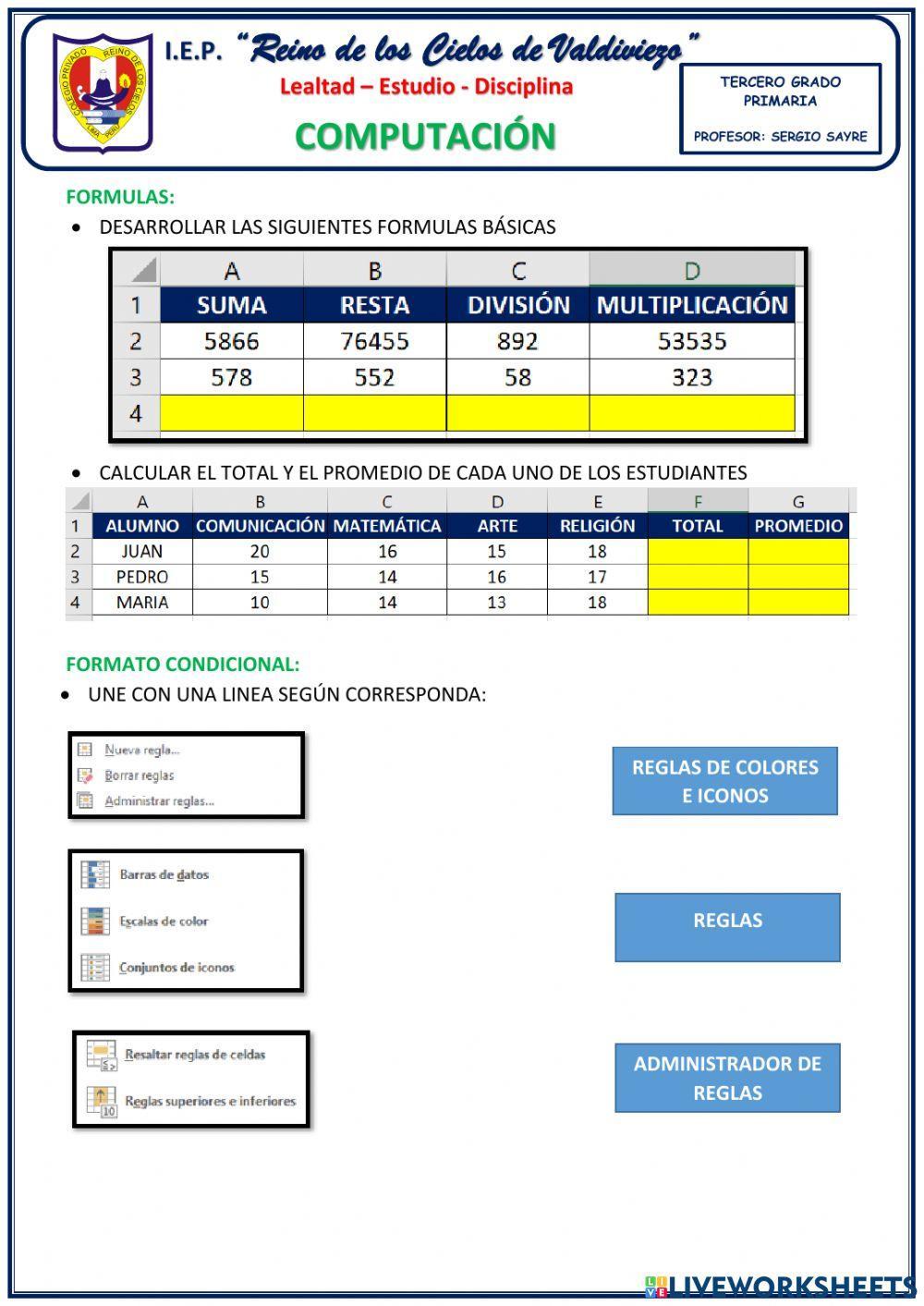 Repaso excel basico