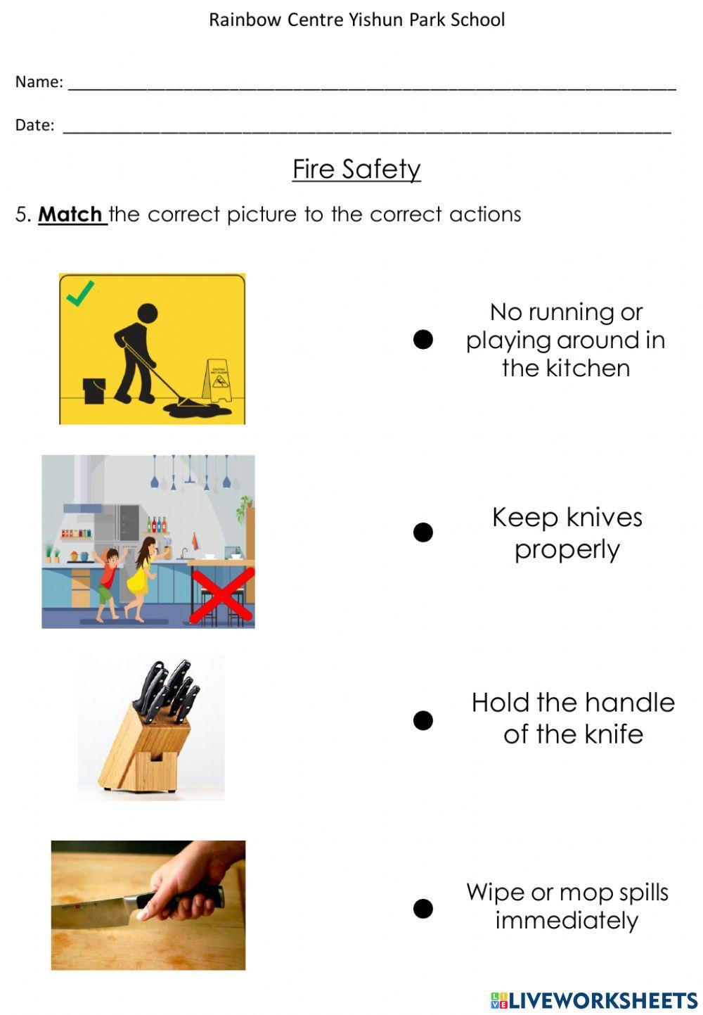 Home Safety 2 1112965 Hazirah_Azman Live Worksheets